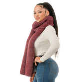 Knit Two Tone Scarf